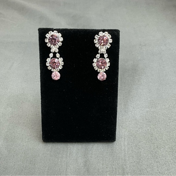 Prom/Special Occasion Necklace and Earrings, Light Purple - Picture 7 of 14